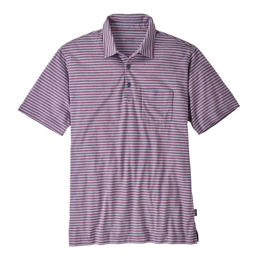 Patagonia Men’s Squeaky Clean Striped Polo Shirt Size Large